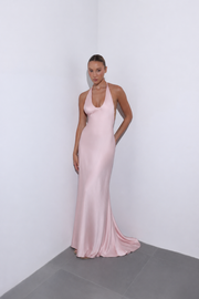 ARIA DRESS IN SATIN